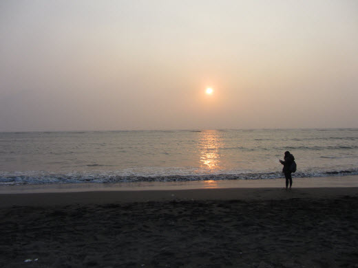 台南安平觀夕平台日落景色