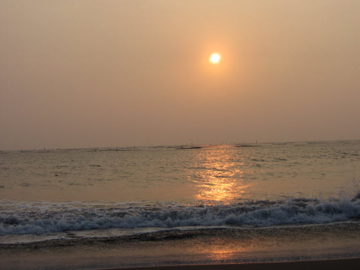 台南安平觀夕平台日落景色