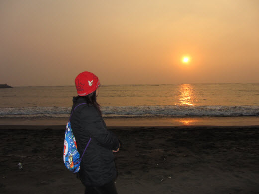 台南安平觀夕平台日落景色