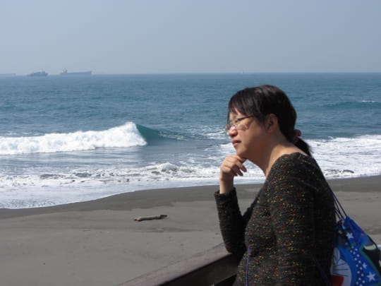 高雄旗津島 旗津星空隧道 出口波瀾壯闊海景